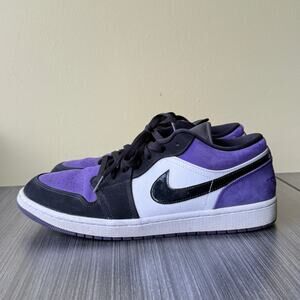 Air Jordan 1 Low 'Court Purple' 2019 Gently Used Size 12 No Box